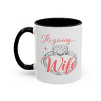 It’s Giving… Wife Mug | Elegant Bridal Coffee Mug | Faith-Inspired Gift for Wives & Brides