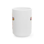 Christian Women's Floral Mug | Faith-Based Cross  Motivational Coffee Tea Cup