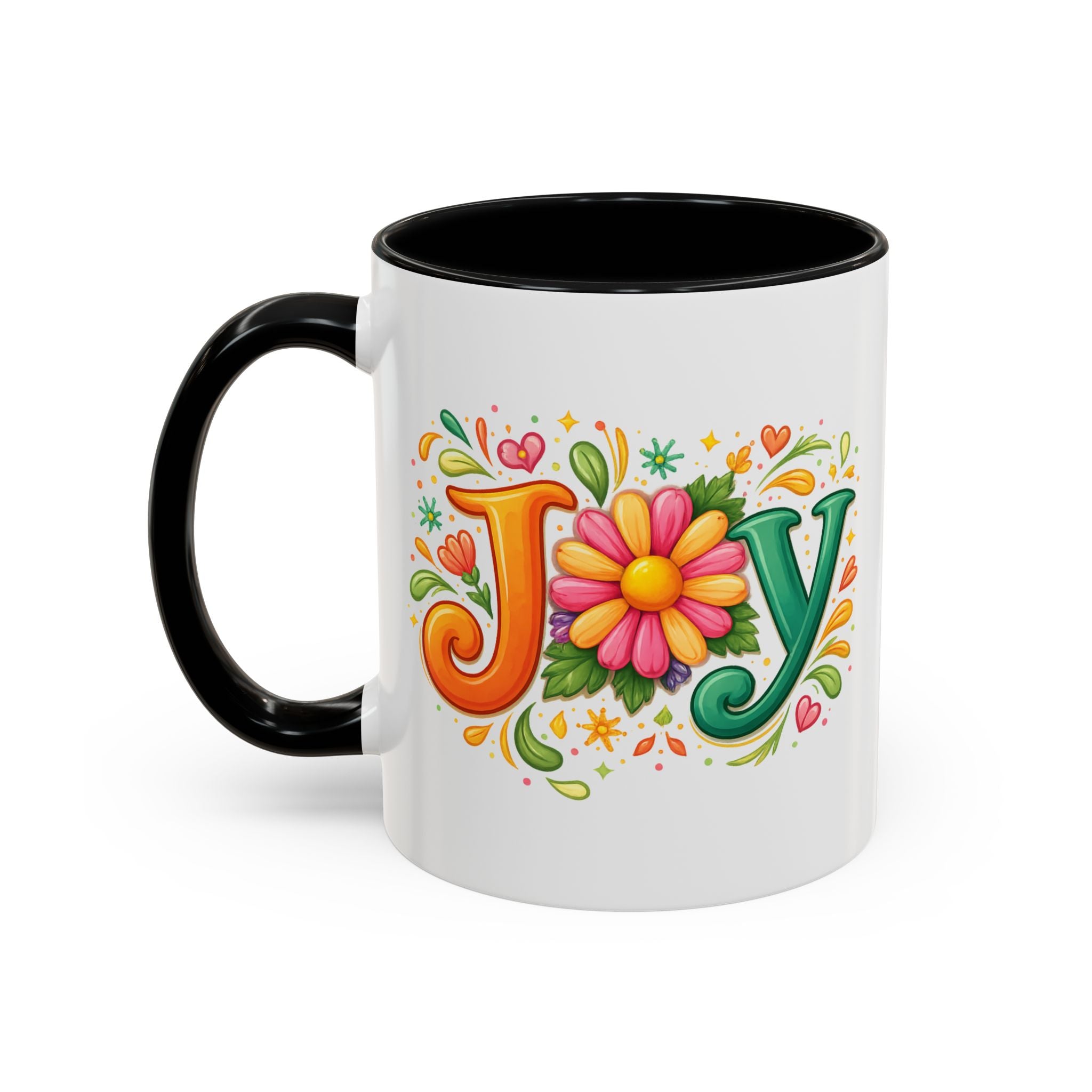 Joy Christian Mug | Floral Faith Coffee Cup