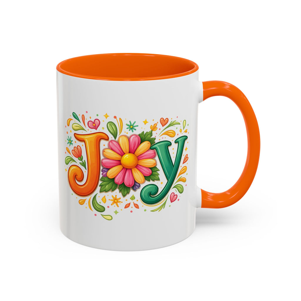 Joy Christian Mug | Floral Faith Coffee Cup