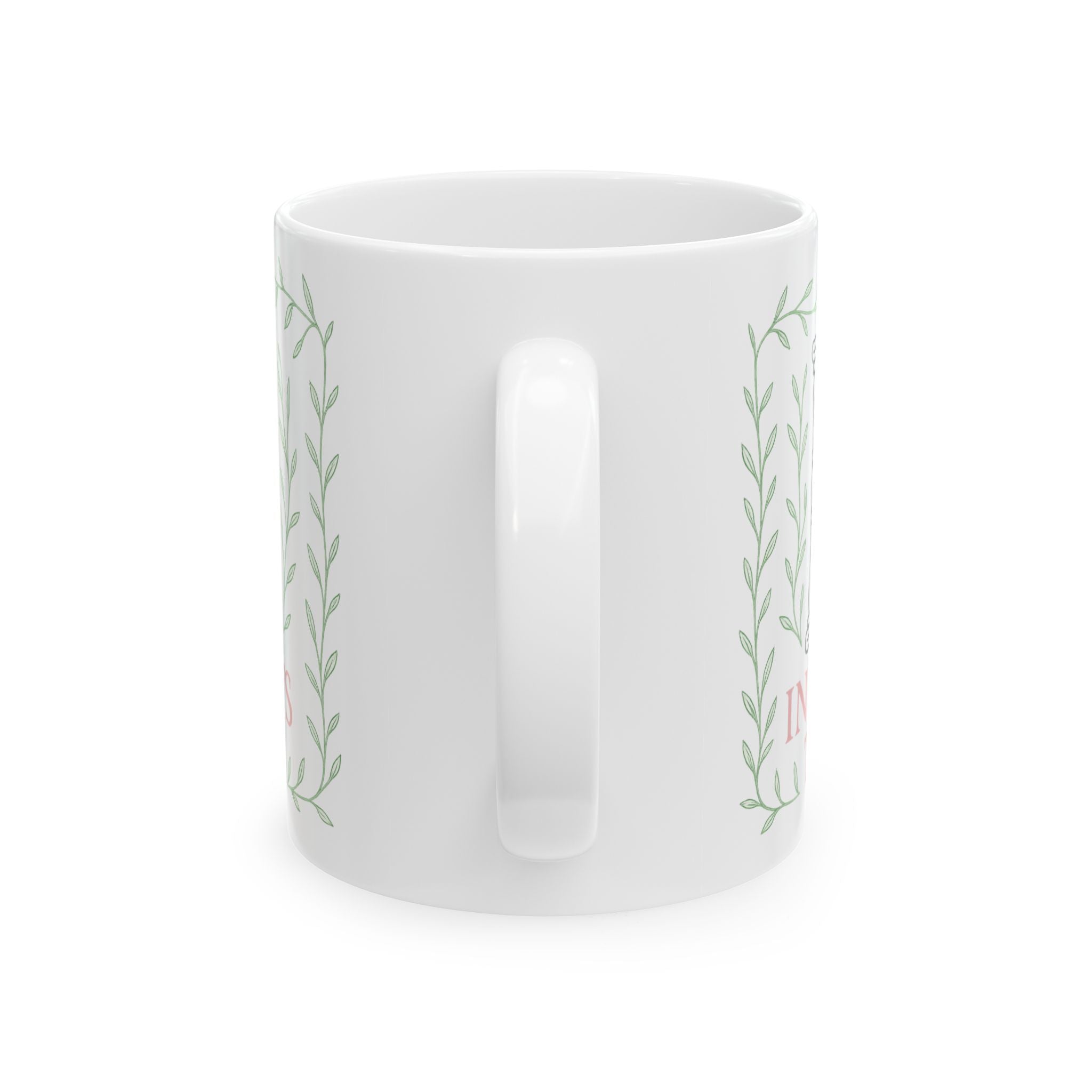 In God's Time Floral | Christian Faith-based Women's Motivational Coffee mug
