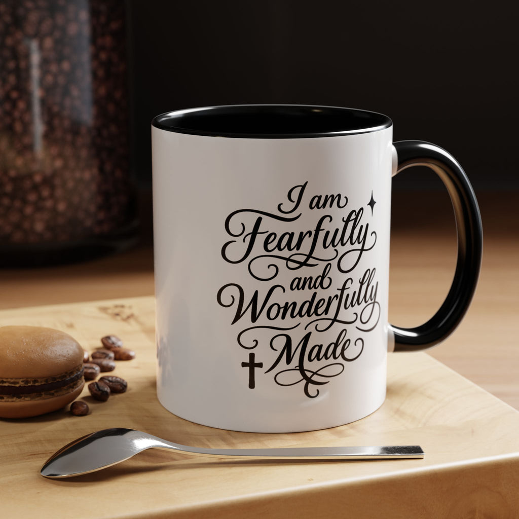 I Am Fearfully & Wonderfully Made | Women’s Inspirational Coffee Mug