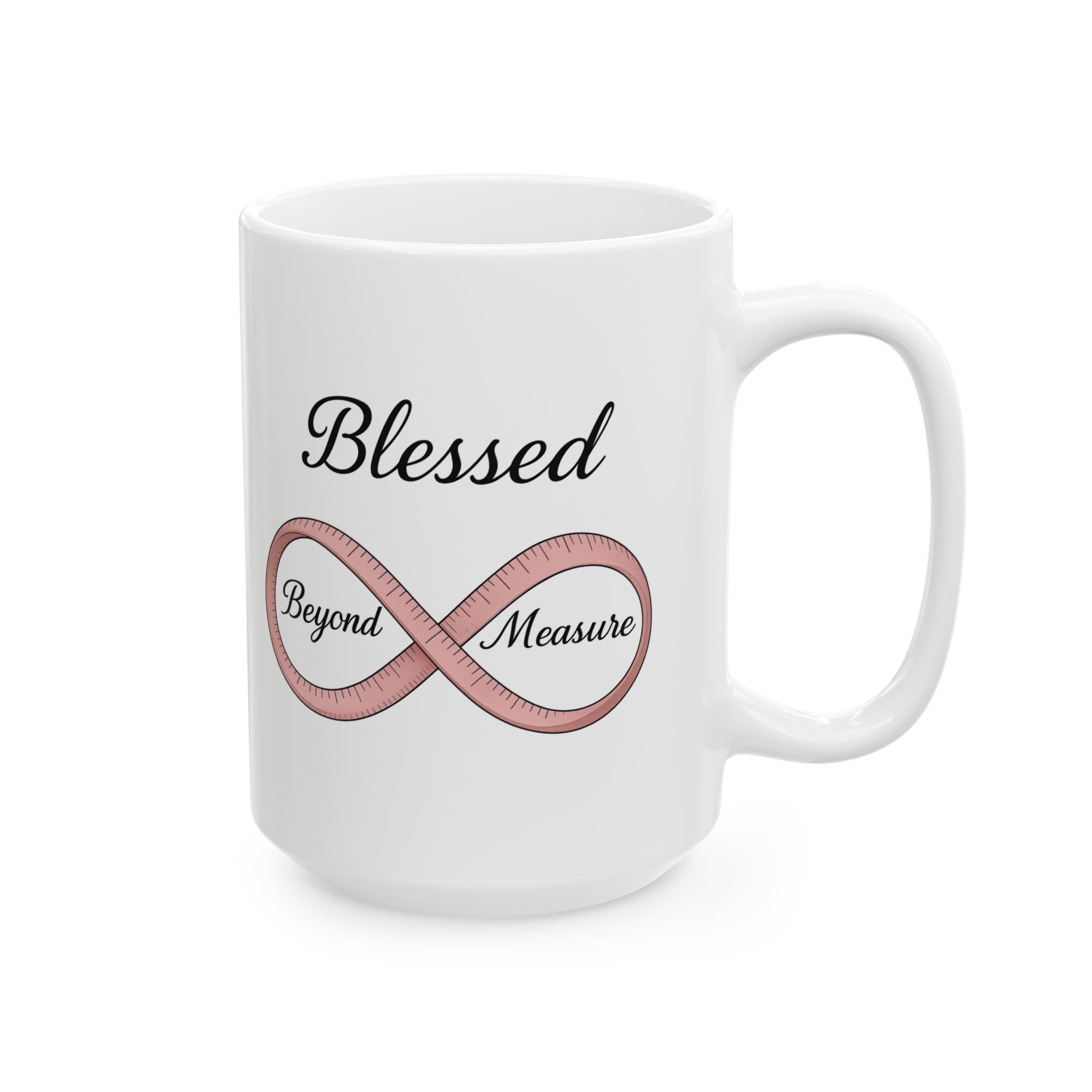 Blessed Beyond Measure | Christian Faith-Based Women's Ceramic Coffee Mug