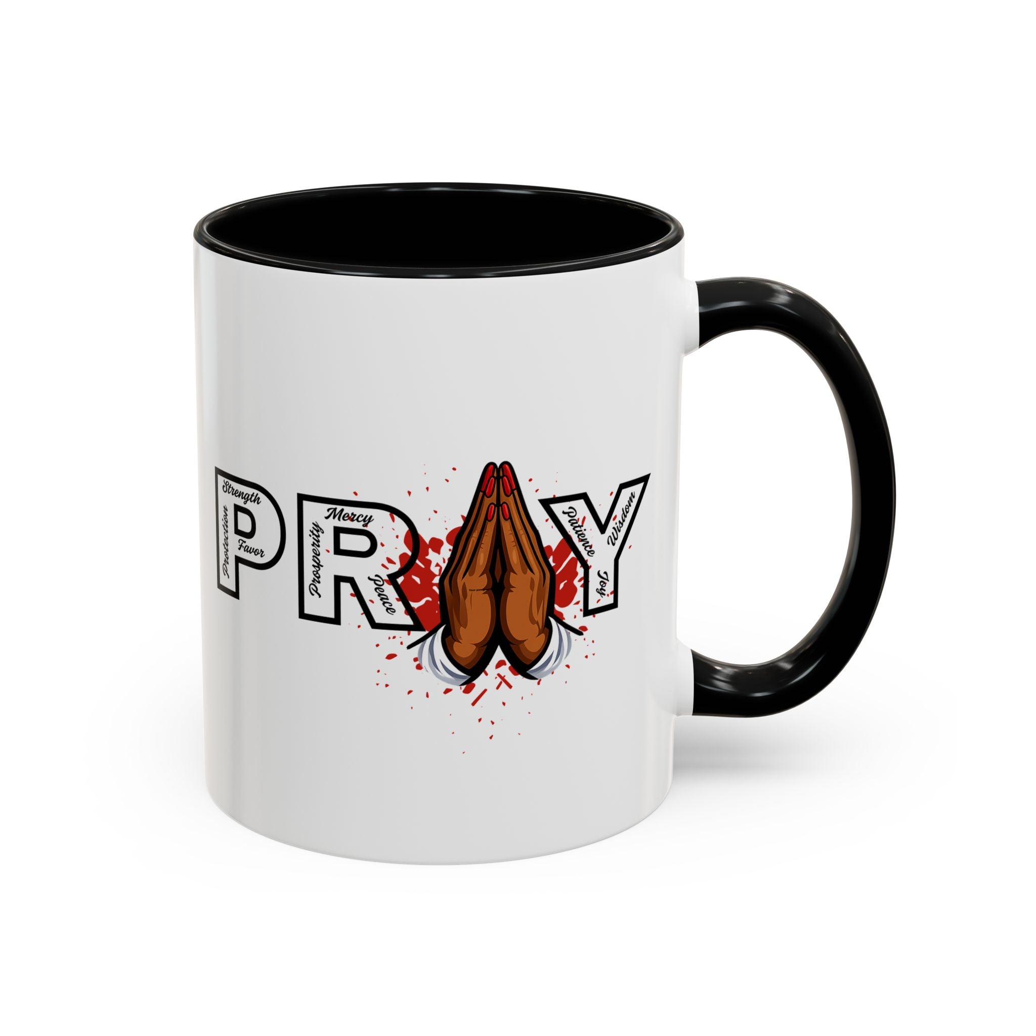 PRAY Mug – Christian Prayer Coffee Cup for Faith & Encouragement