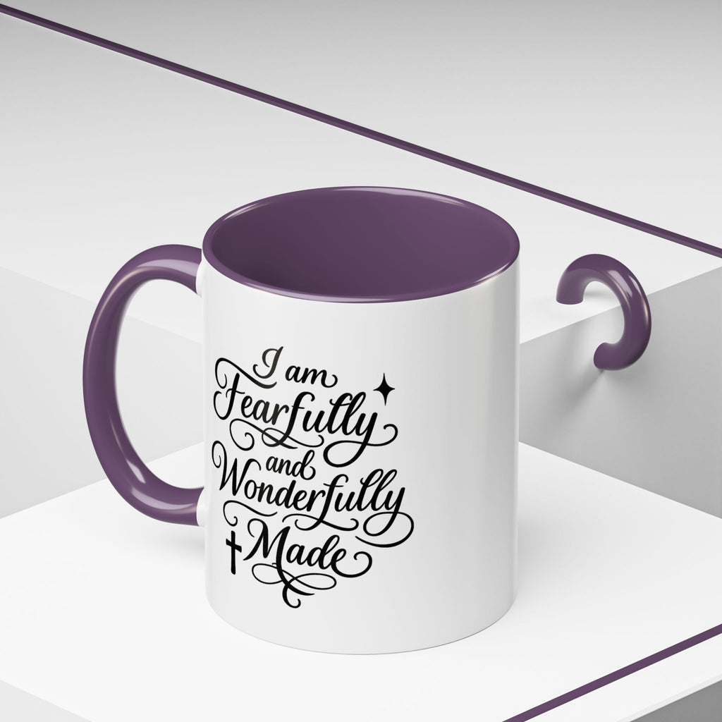 I Am Fearfully & Wonderfully Made | Women’s Inspirational Coffee Mug