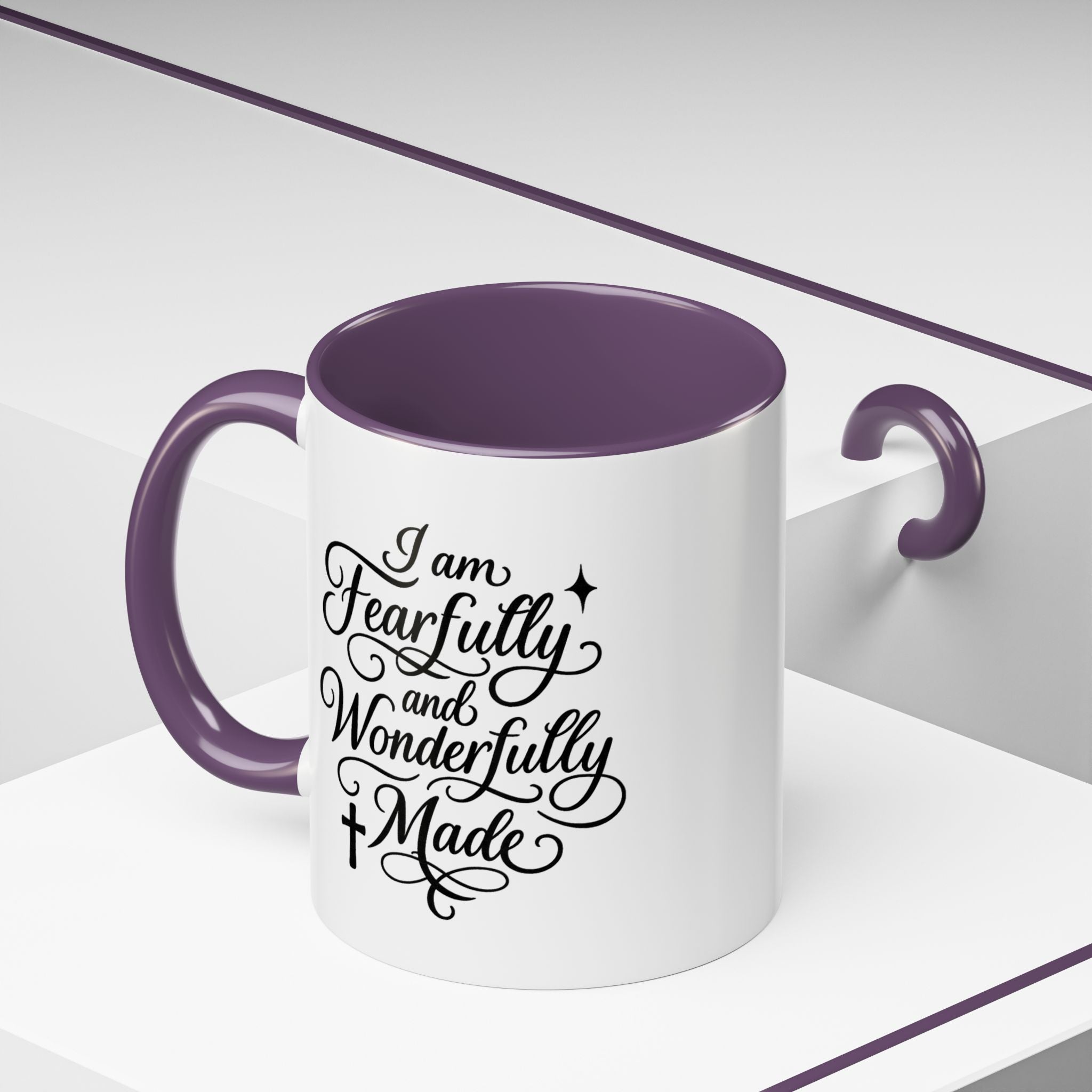 I Am Fearfully & Wonderfully Made | Women’s Inspirational Coffee Mug