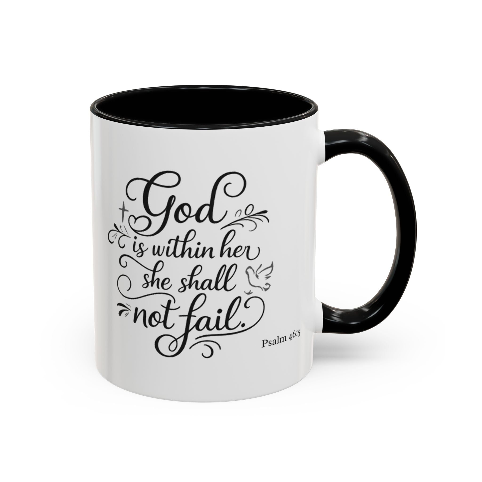 God is Within Her Motivational | Inspirational Christian Faith Coffee Mug