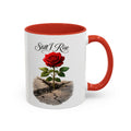 Still I Rise Rose Mug | Inspirational Faith Coffee Cup for Strength & Encouragement
