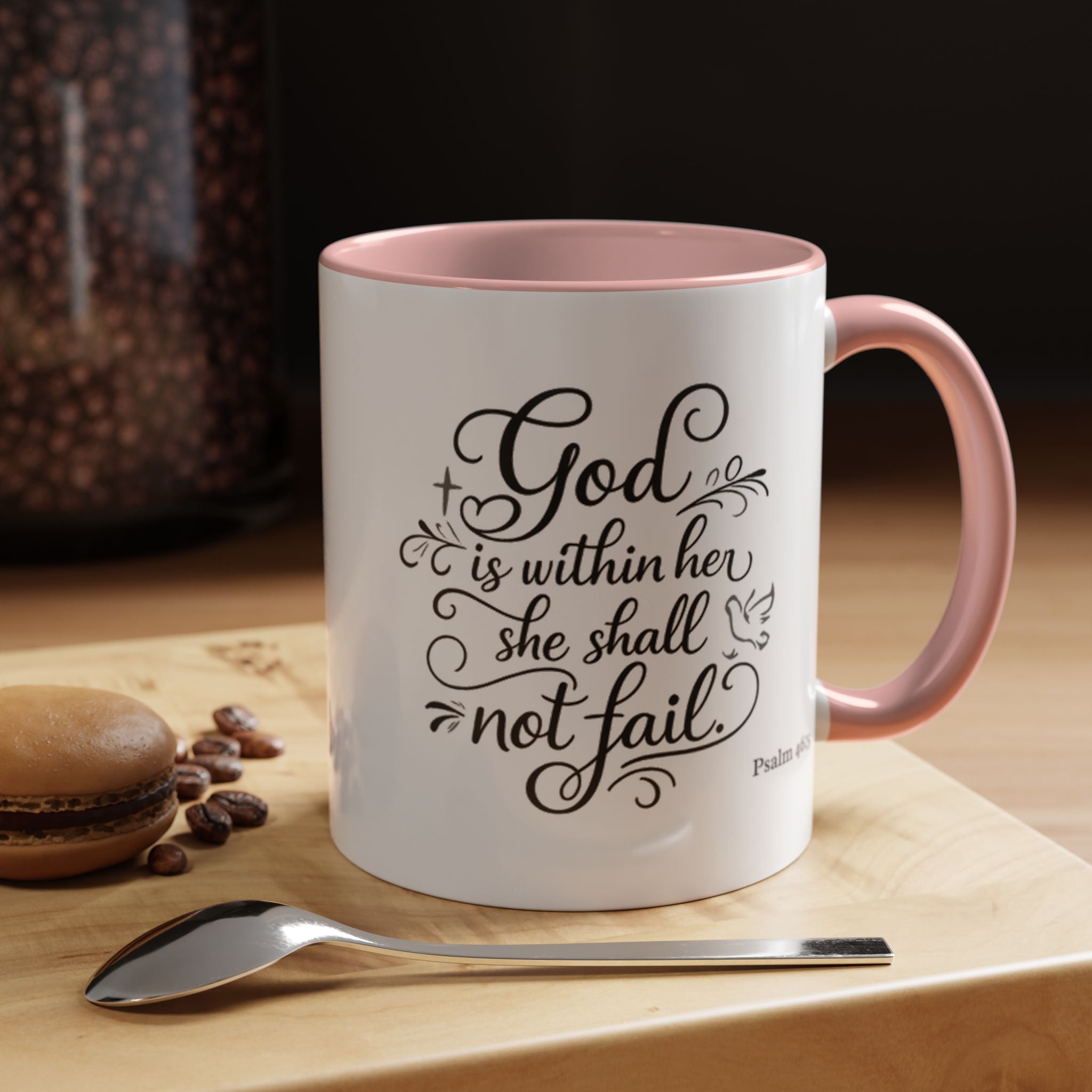 God is Within Her Motivational | Inspirational Christian Faith Coffee Mug