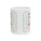 In God's Time Floral | Christian Faith-based Women's Motivational Coffee mug
