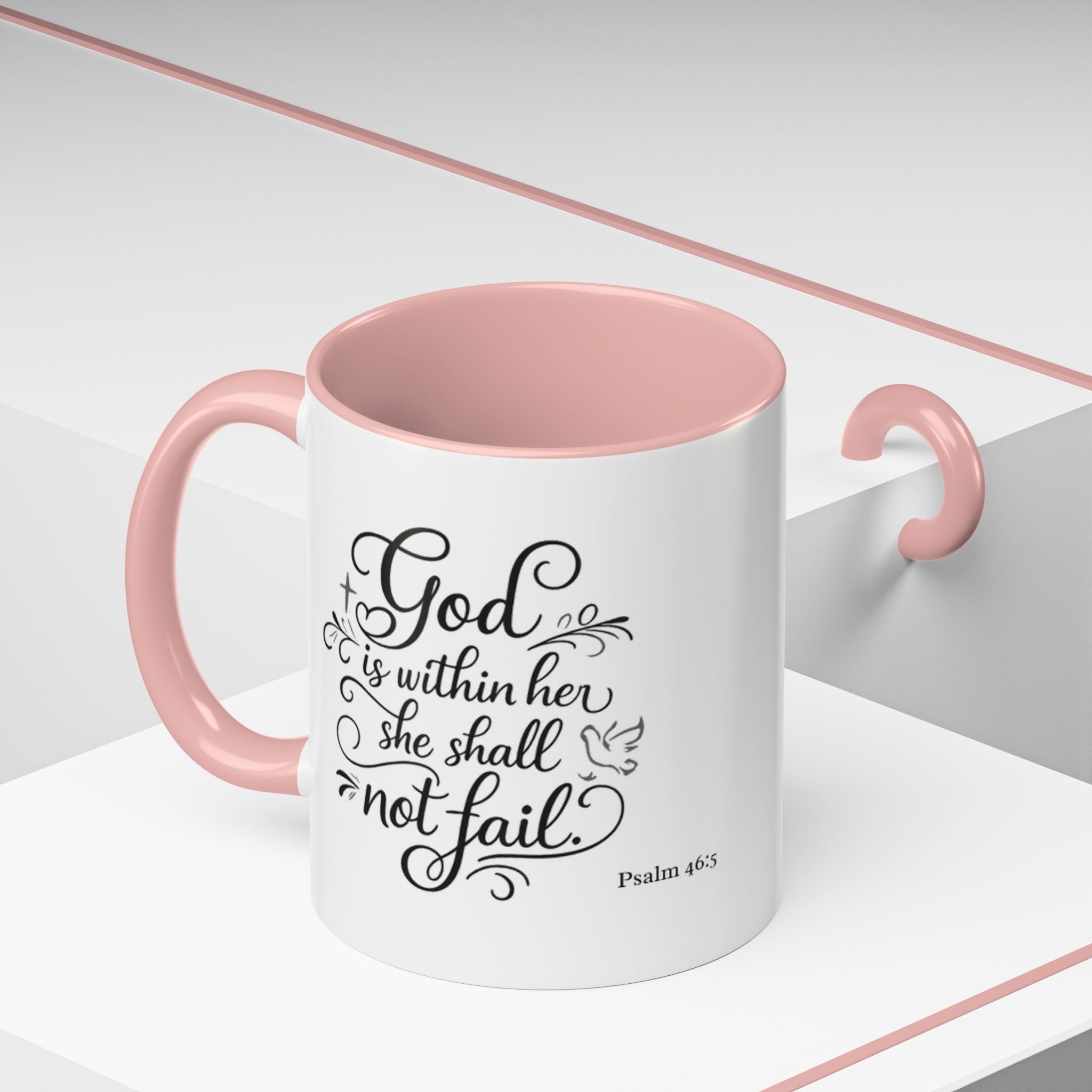 God is Within Her Motivational | Inspirational Christian Faith Coffee Mug