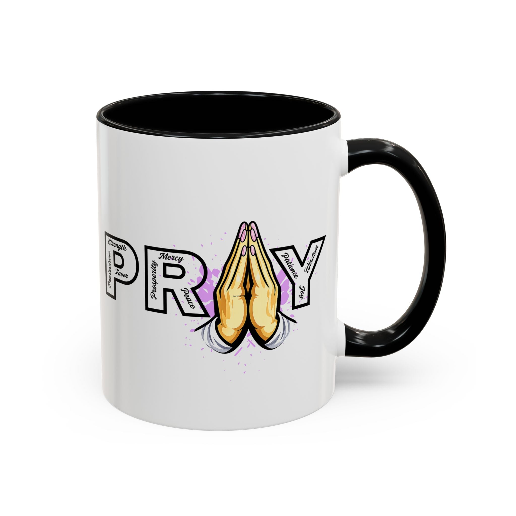 PRAY Mug – Christian Prayer Coffee Cup for Faith & Encouragement