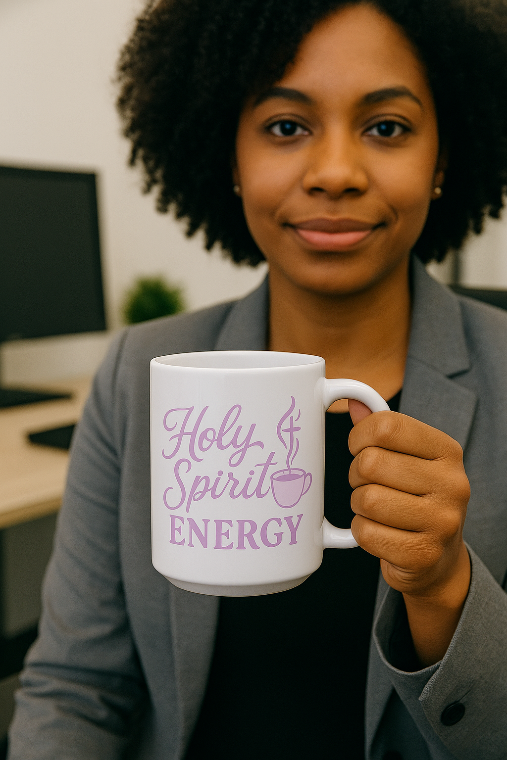 Holy Spirit Energy | Christian Faith-Based Women's Ceramic Coffee Mug