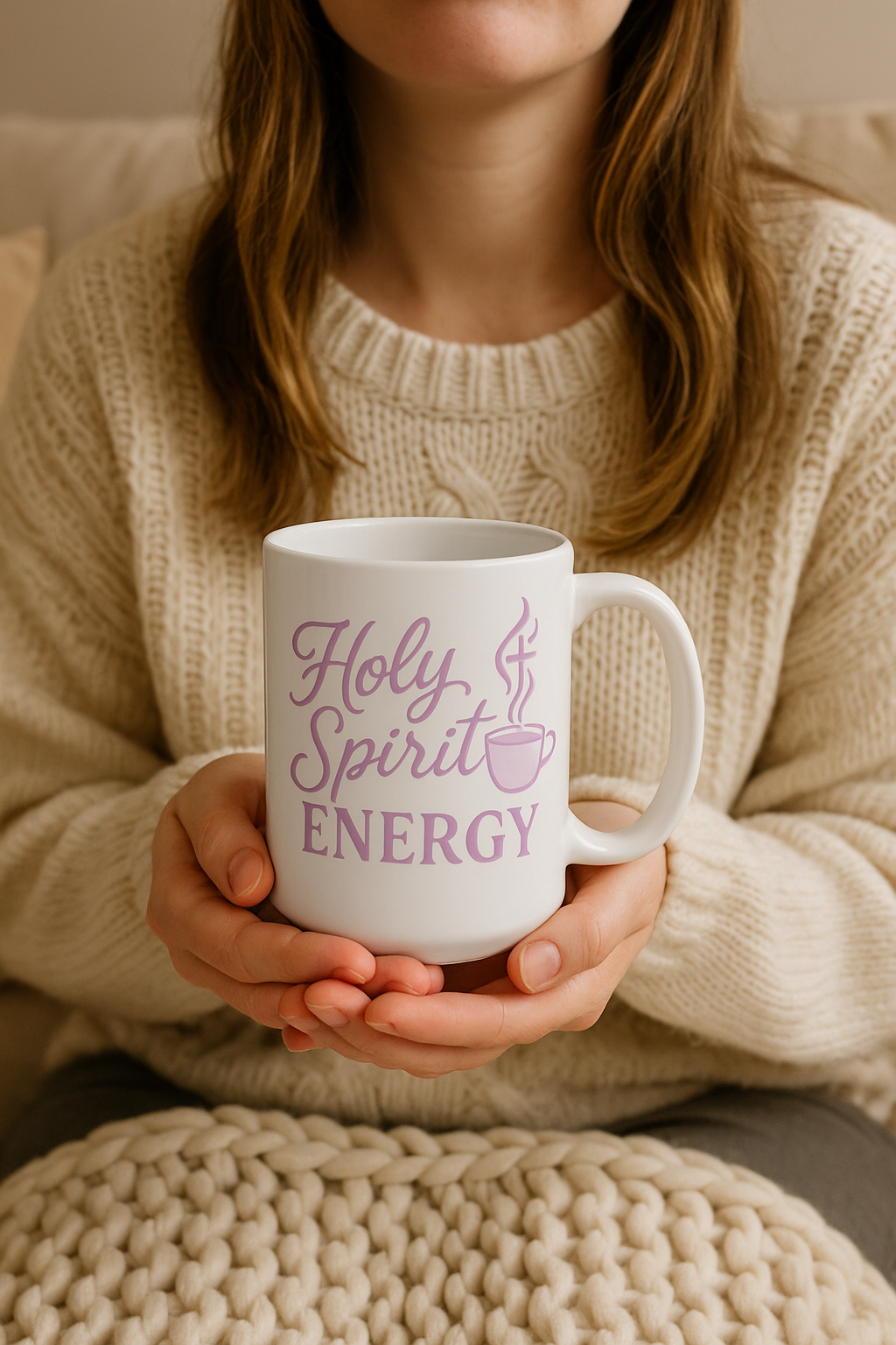 Holy Spirit Energy | Christian Faith-Based Women's Ceramic Coffee Mug