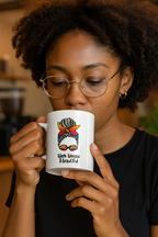 Black, Blessed, and Beautiful | Christian Faith-Based Women's Ceramic Coffee Mug