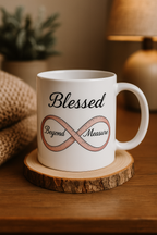 Blessed Beyond Measure | Christian Faith-Based Women's Ceramic Coffee Mug