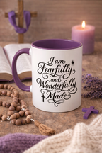 I Am Fearfully & Wonderfully Made | Women’s Inspirational Coffee Mug