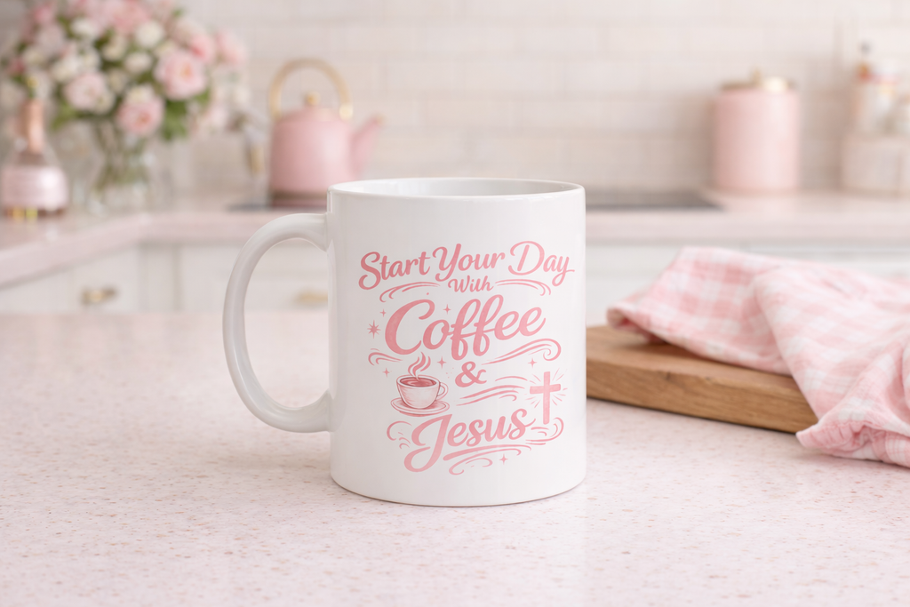 Coffee and Jesus | Christian Women's Coffee Lover's Mug