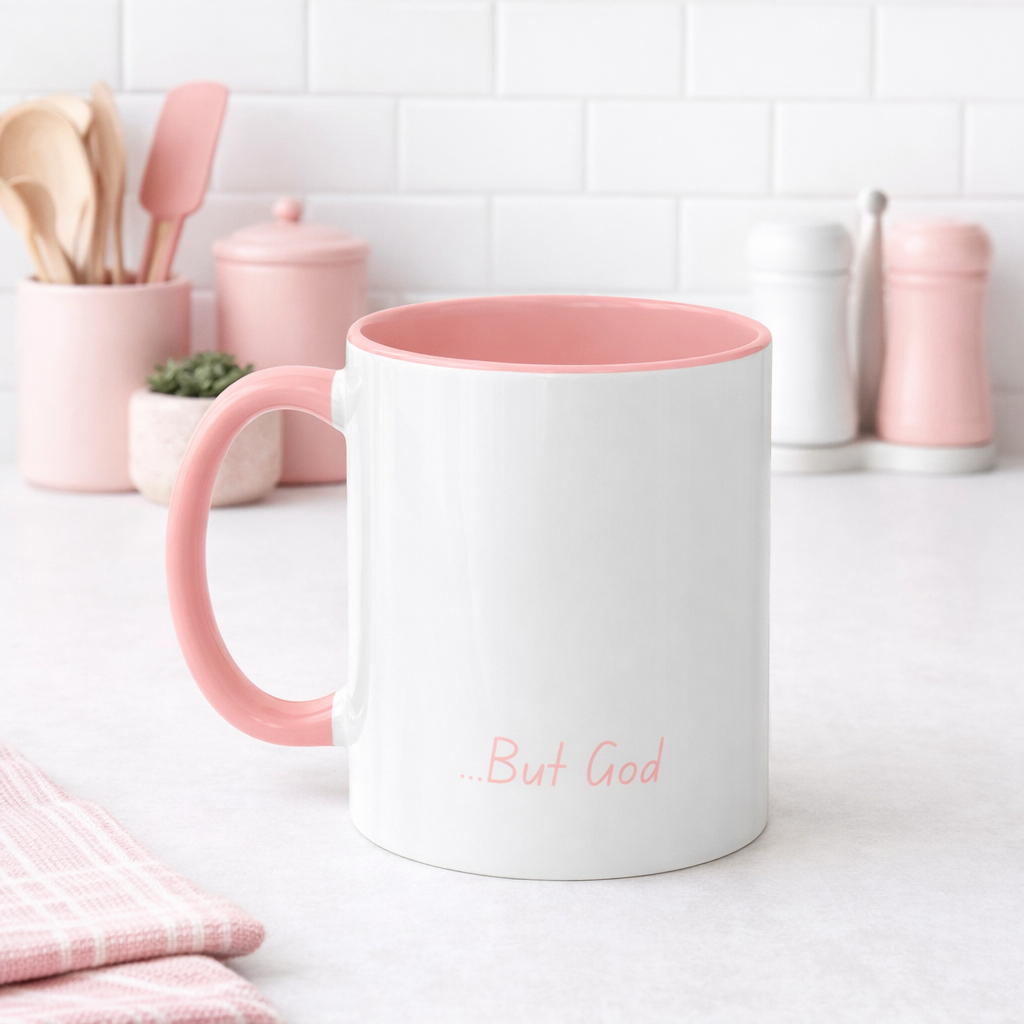 But God Mug | Inspirational Christian Faith Coffee Cup Gift