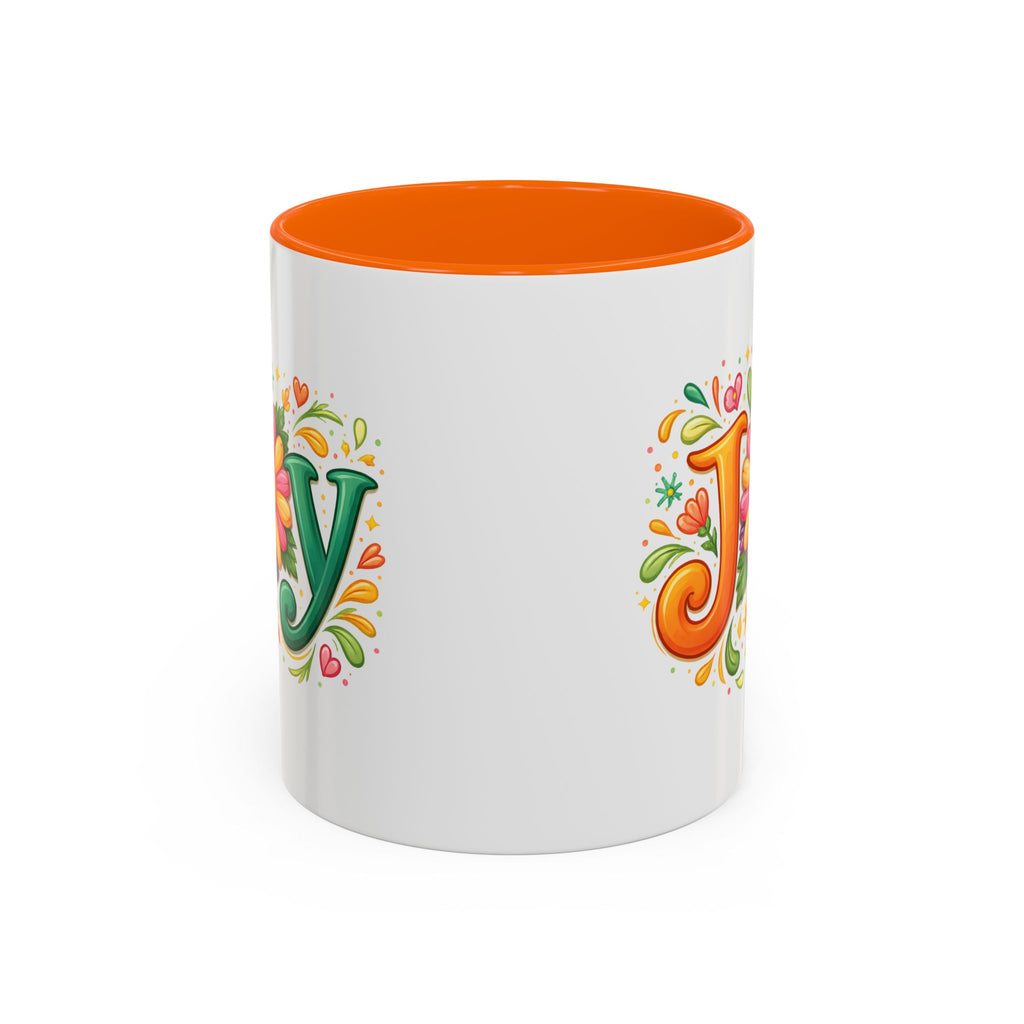 Joy Christian Mug | Floral Faith Coffee Cup