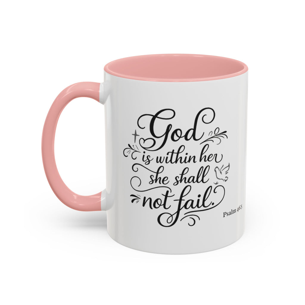 God is Within Her Motivational | Inspirational Christian Faith Coffee Mug