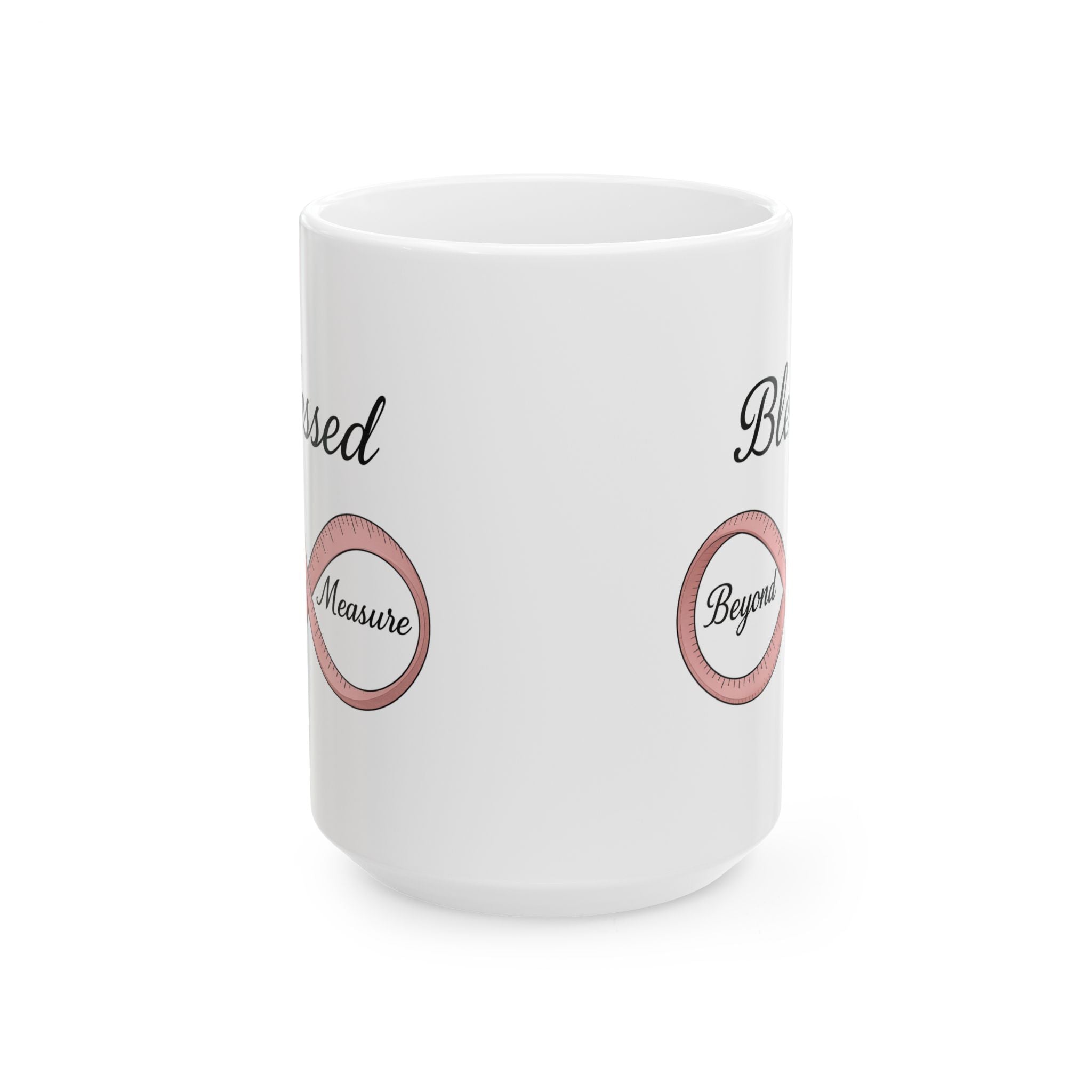 Blessed Beyond Measure | Christian Faith-Based Women's Ceramic Coffee Mug