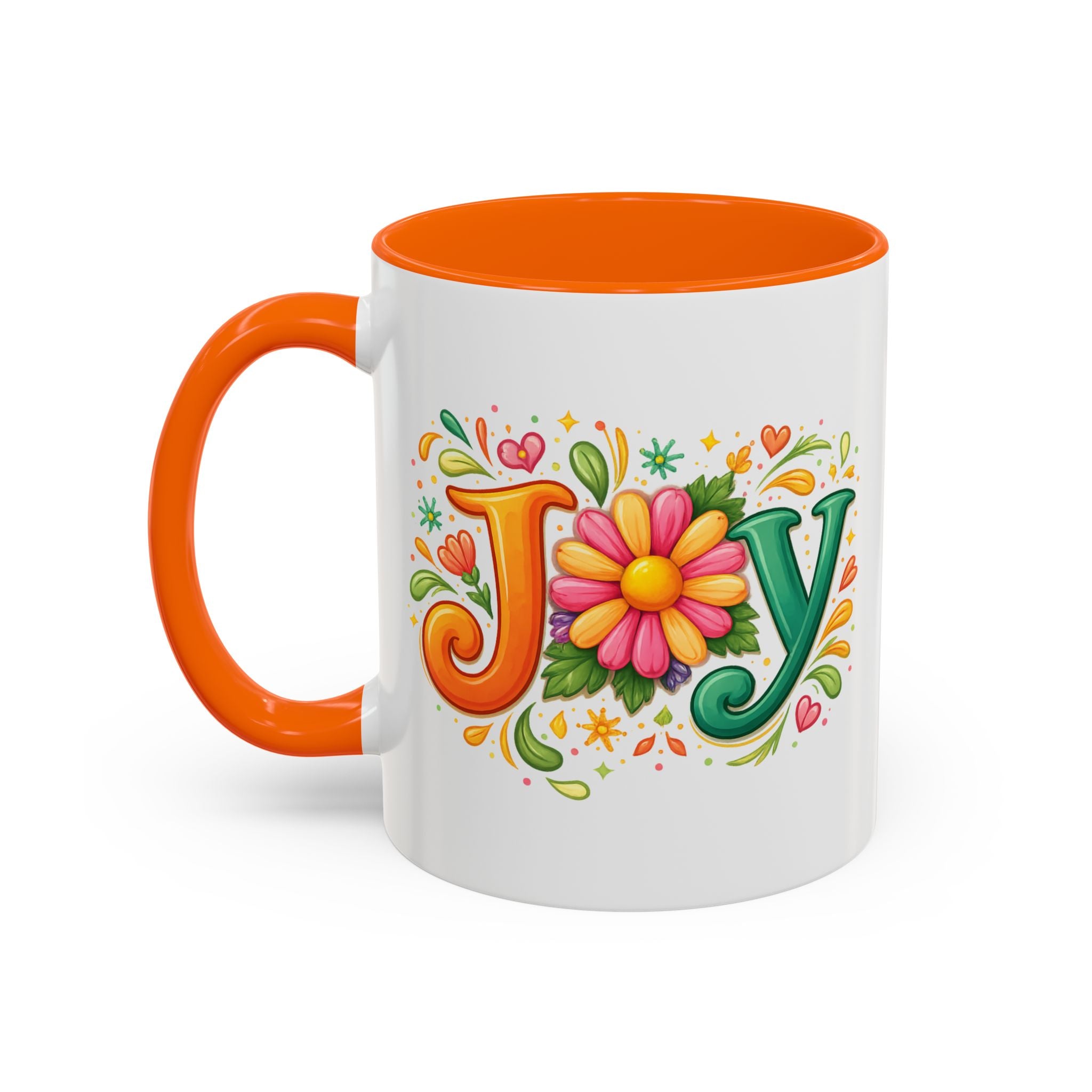 Joy Christian Mug | Floral Faith Coffee Cup