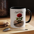 Still I Rise Rose Mug | Inspirational Faith Coffee Cup for Strength & Encouragement